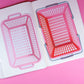 NEW! Journaling Paper Sticker - Pink Shopping Baskets Sticker SET