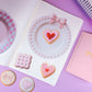 NEW! Journaling Paper Sticker - Pink Plates Sticker SET