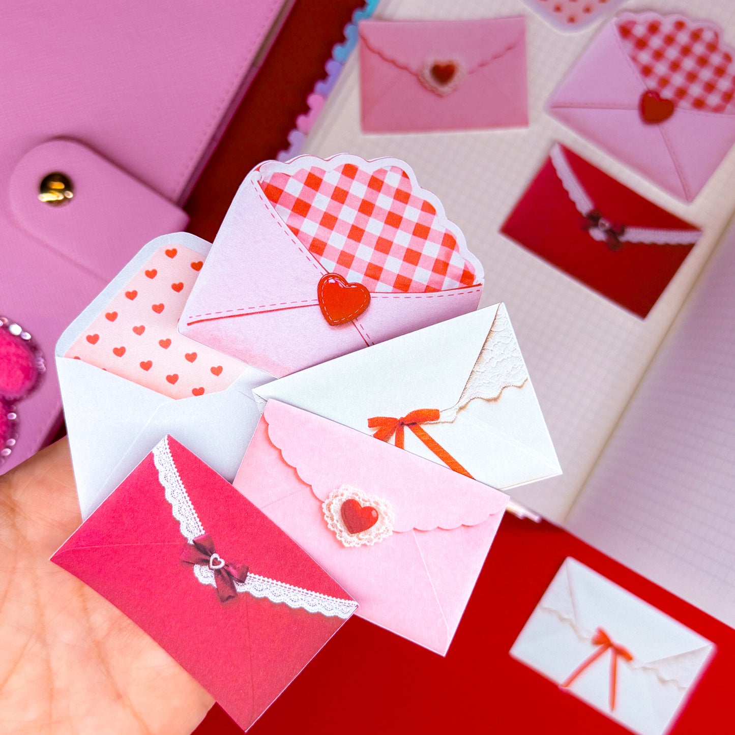 NEW! Journaling Paper Sticker - Lovely Envelope Sticker SET