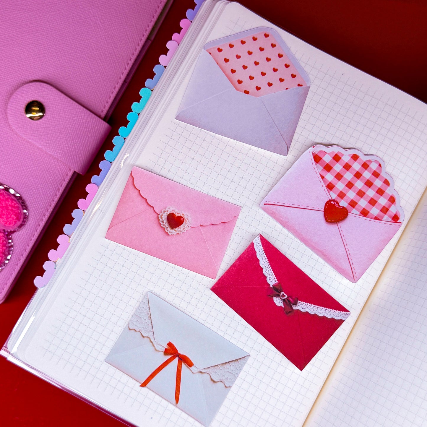 NEW! Journaling Paper Sticker - Lovely Envelope Sticker SET