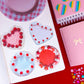 NEW! Journaling Paper Sticker -  Fancy Cakes Sticker SET