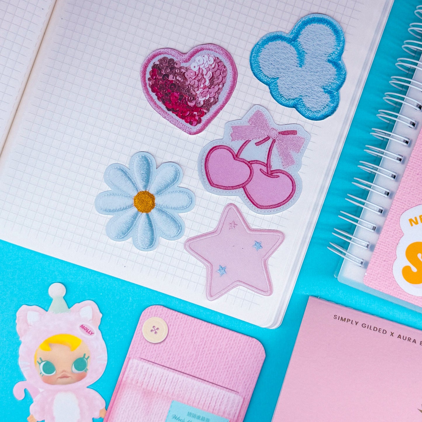 NEW! Journaling Paper Sticker - Assorted Patch Sticker SET
