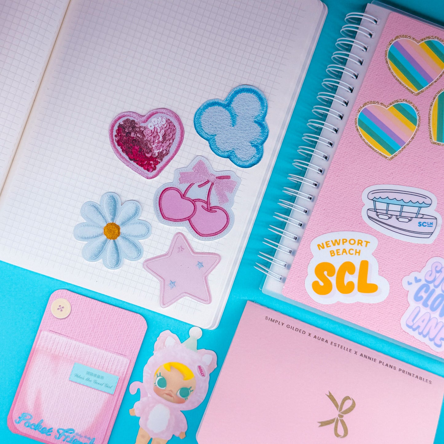 NEW! Journaling Paper Sticker - Assorted Patch Sticker SET