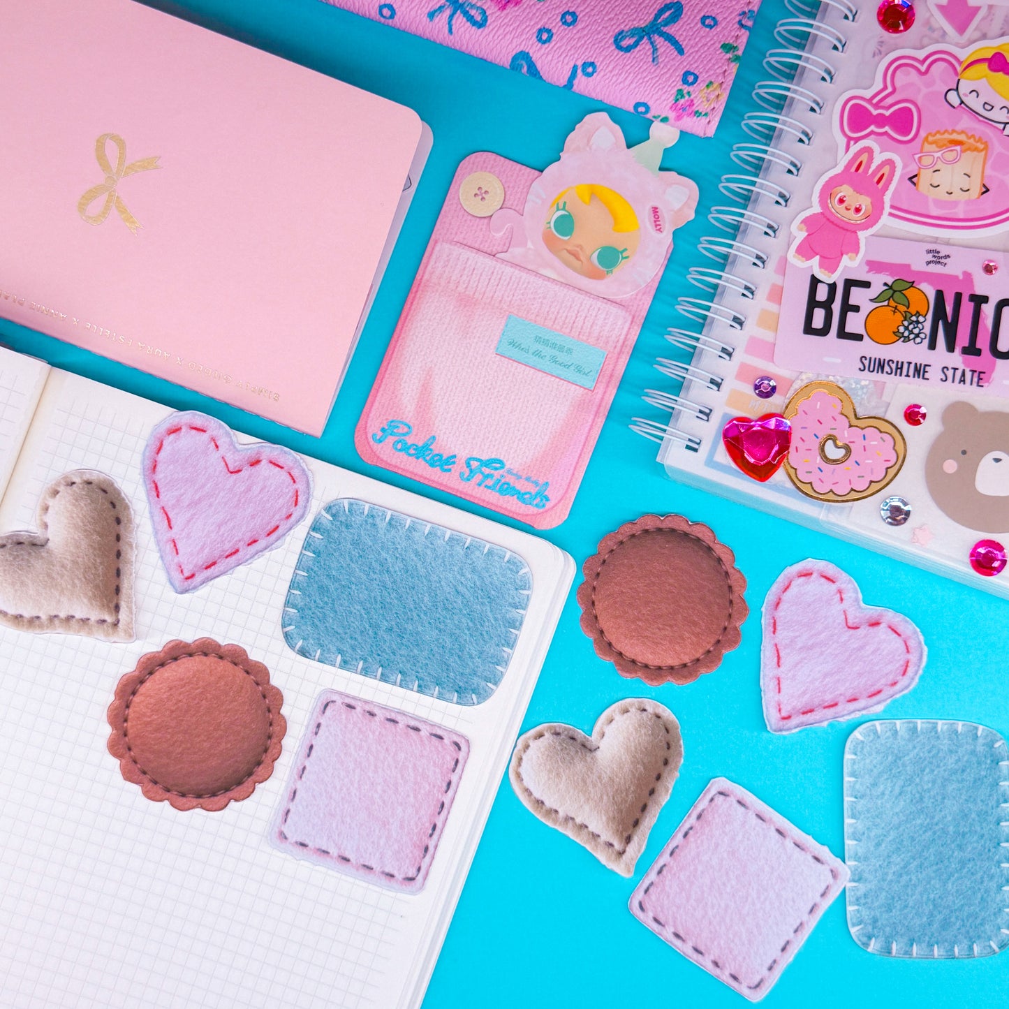NEW! Journaling Paper Sticker - Felt Patch Sticker SET