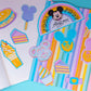 NEW! STICKER SCRAP PACK - Storefronts (Mickey's Soda Shop)