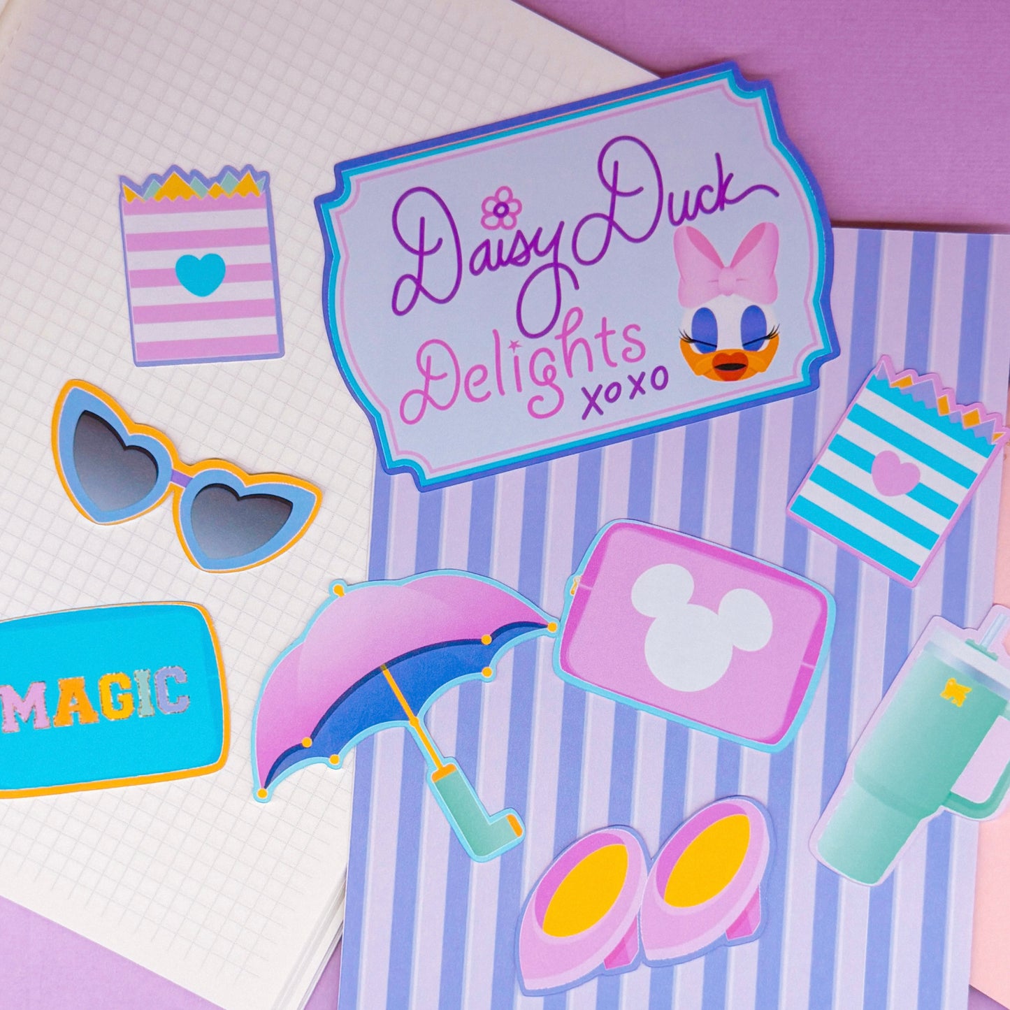 NEW! STICKER SCRAP PACK - Storefronts (Daisy's Delights)