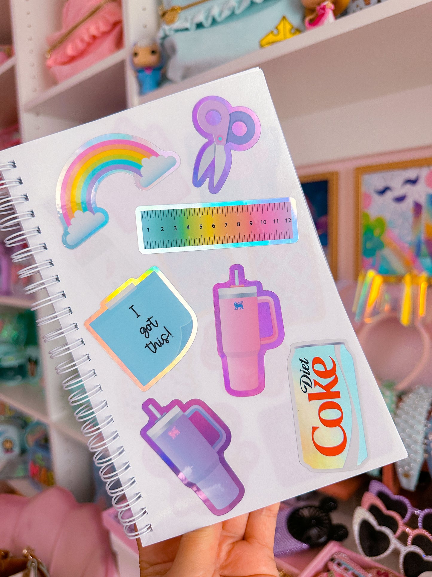 Waterproof Sticker - Rainbow Ruler