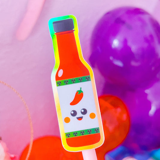 *NEWLY ADDED* Waterproof Sticker - Hot Sauce