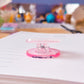 Mini Acrylic Clip - Heart Disc