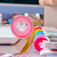 Mini Acrylic Clip - Heart Disc