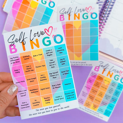 Journal Sticker - Self Love Bingo