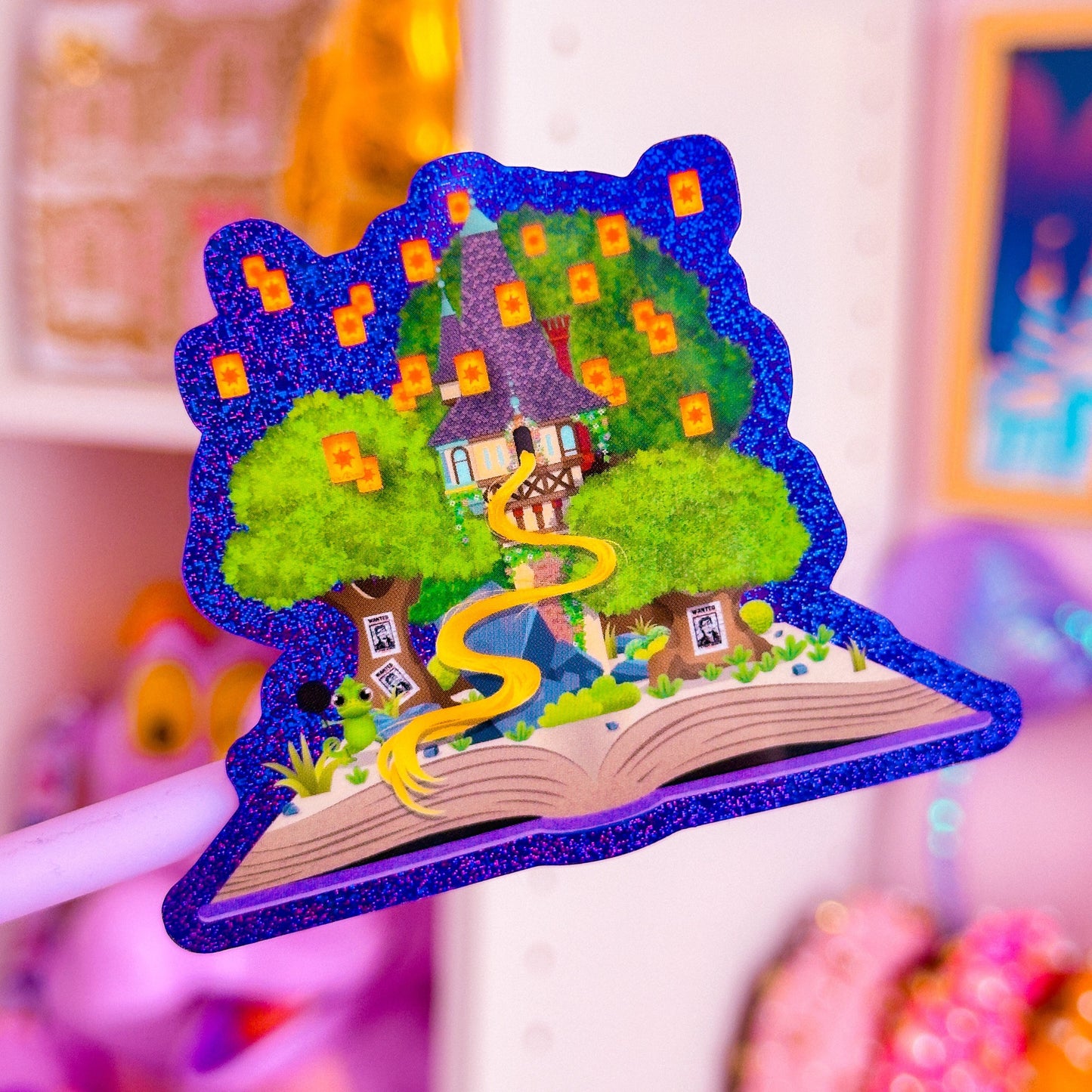 Waterproof Sticker - (Rapunzel)Storybook