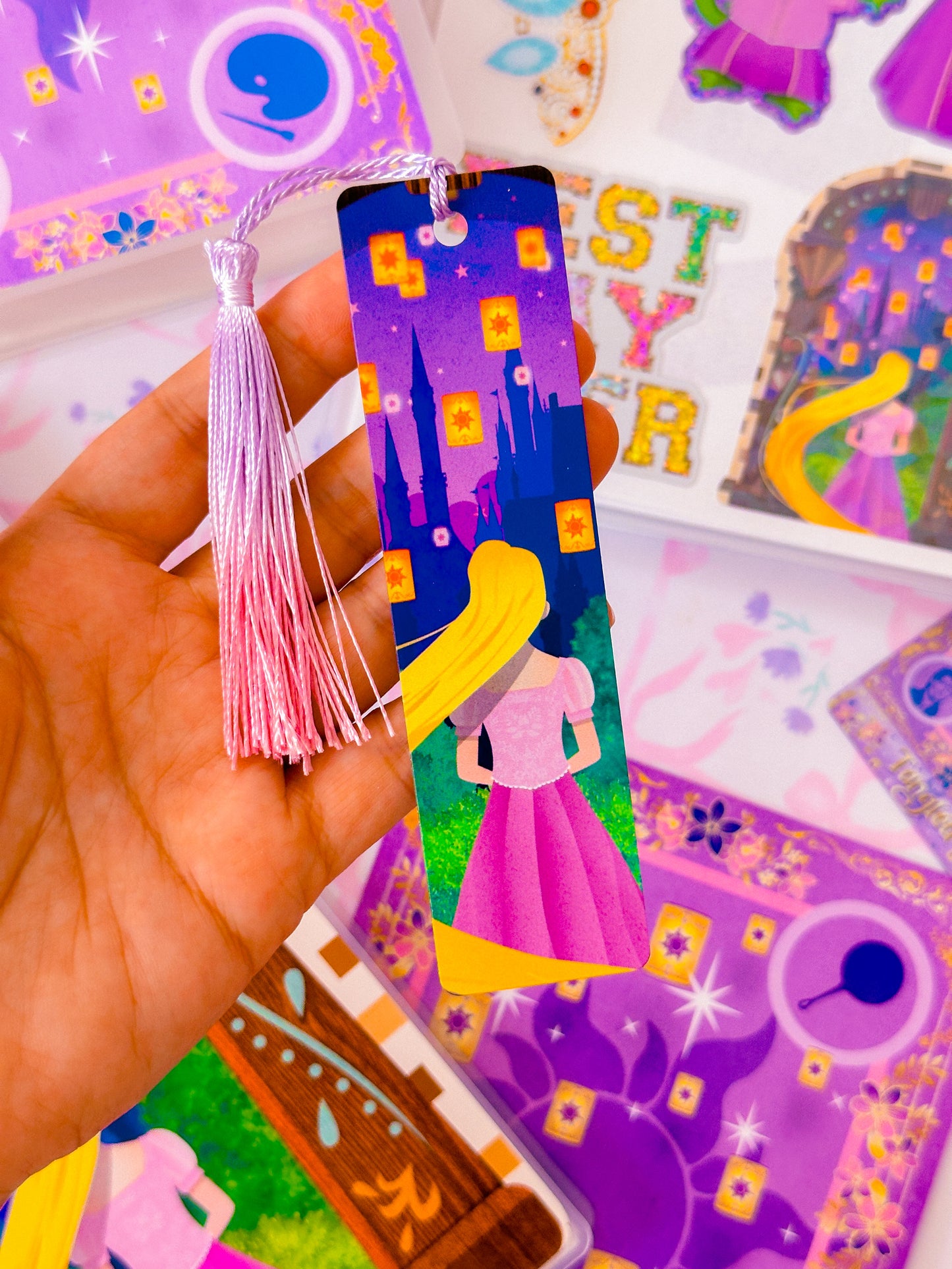 Metal Bookmark - Princess Book Spine (Rapunzel)