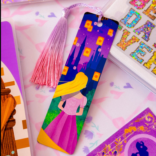 Metal Bookmark - Princess Book Spine (Rapunzel)