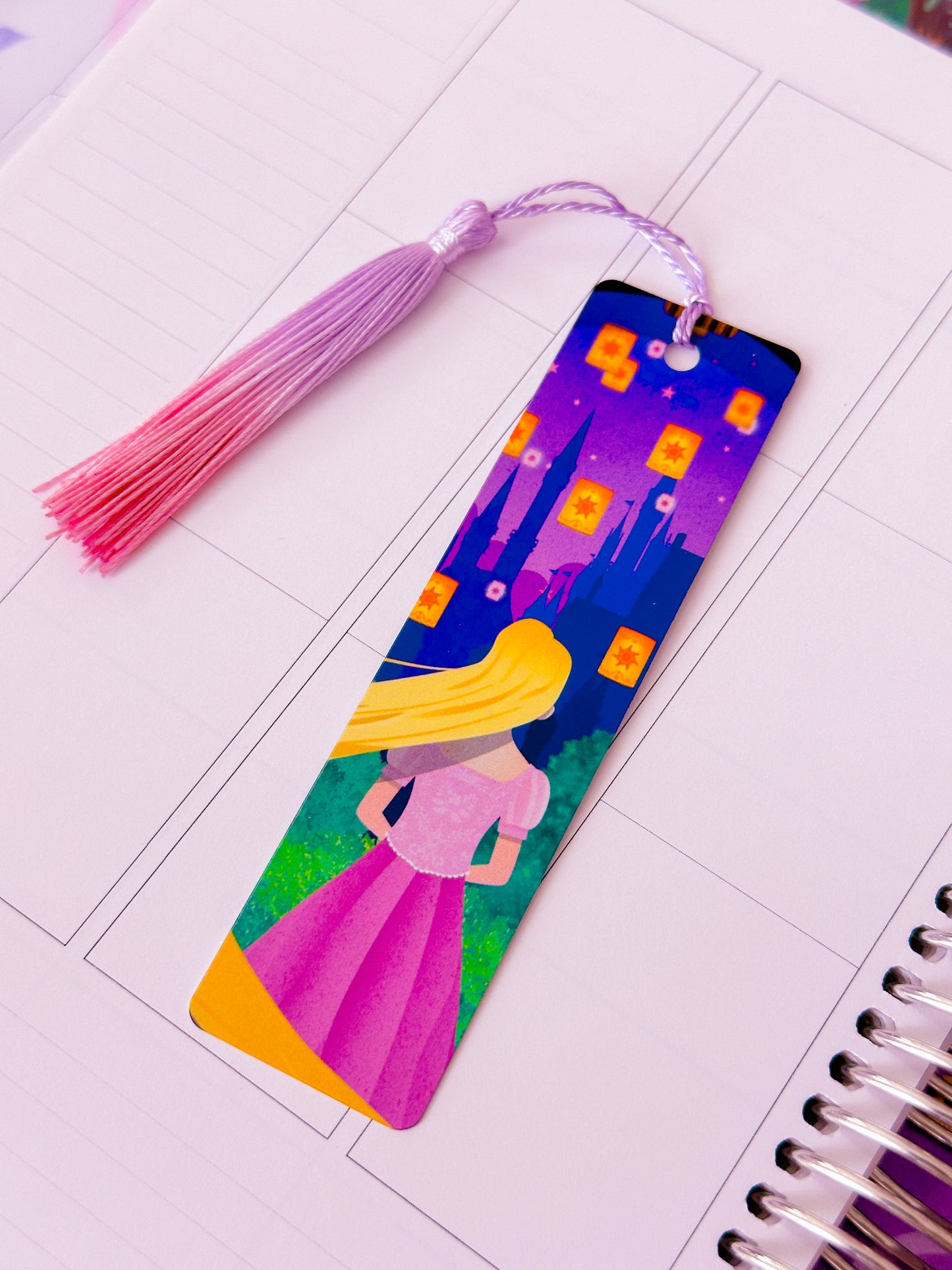 Metal Bookmark - Princess Book Spine (Rapunzel)