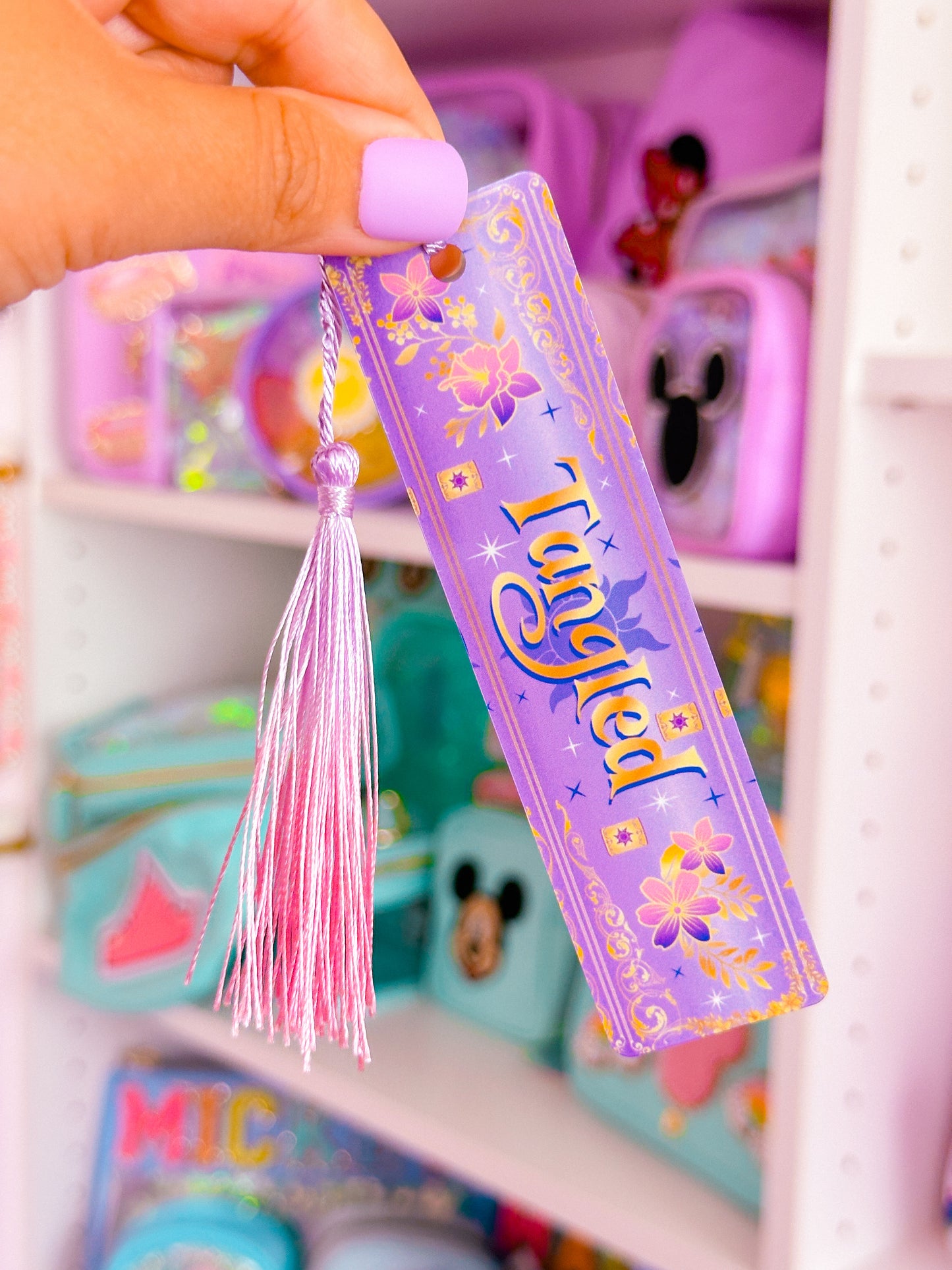 Metal Bookmark - Storybook Book Spine (Rapunzel)