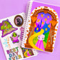 Glitter Waterproof Sticker - Book Cover (Rapunzel)