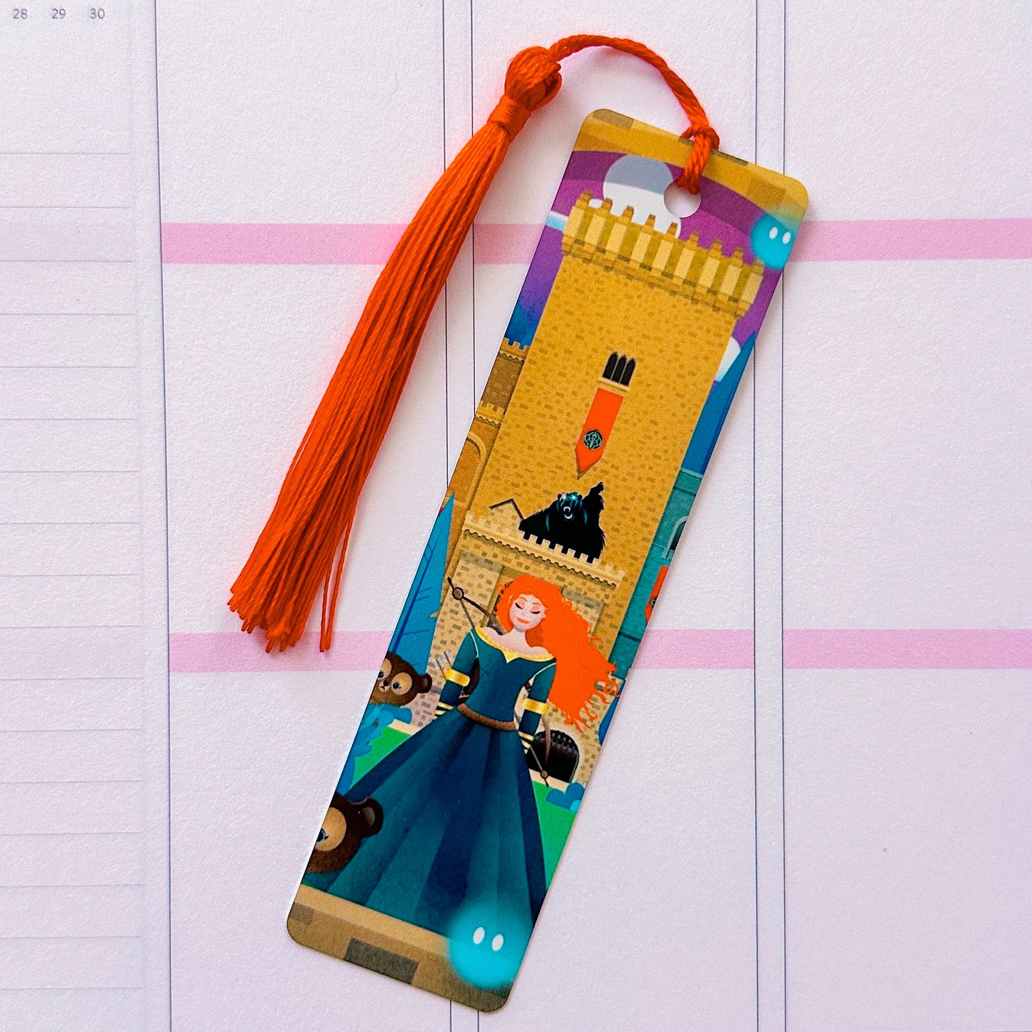 Metal Bookmark - Princess Profile (Merida)
