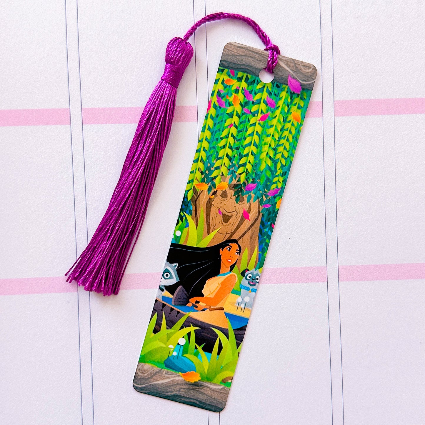 Metal Bookmark - Princess Profile (Pocahontas)
