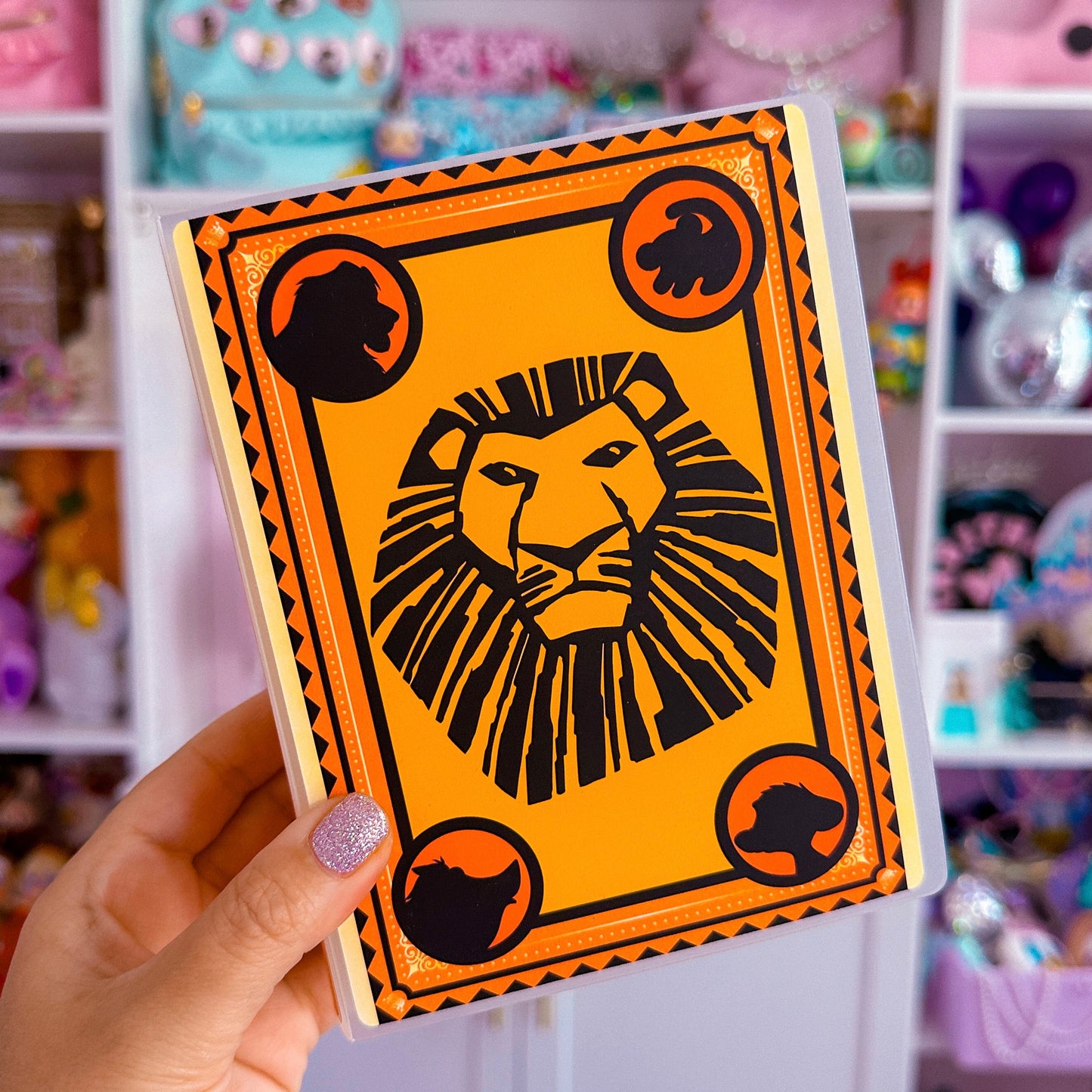 4x6 Sticker / Photo Album - Storybook Cover (Lion King)