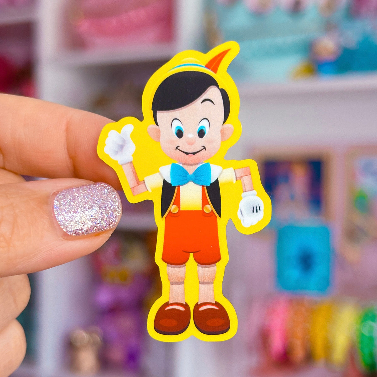 Pinnichio Jr. Sticker Waterproof Sticker - (Pinocchio) Real Boy – NoWhiteSpaceStickers