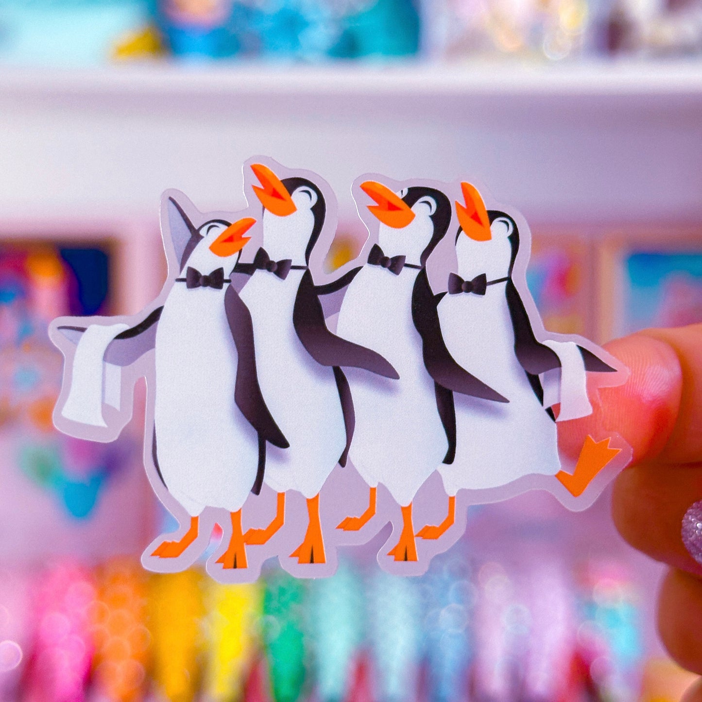 Waterproof Sticker - (Mary Poppins) Penguin Waiters