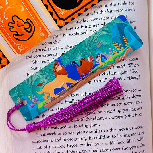 Metal Bookmark - Storybook Profile (Lion King)