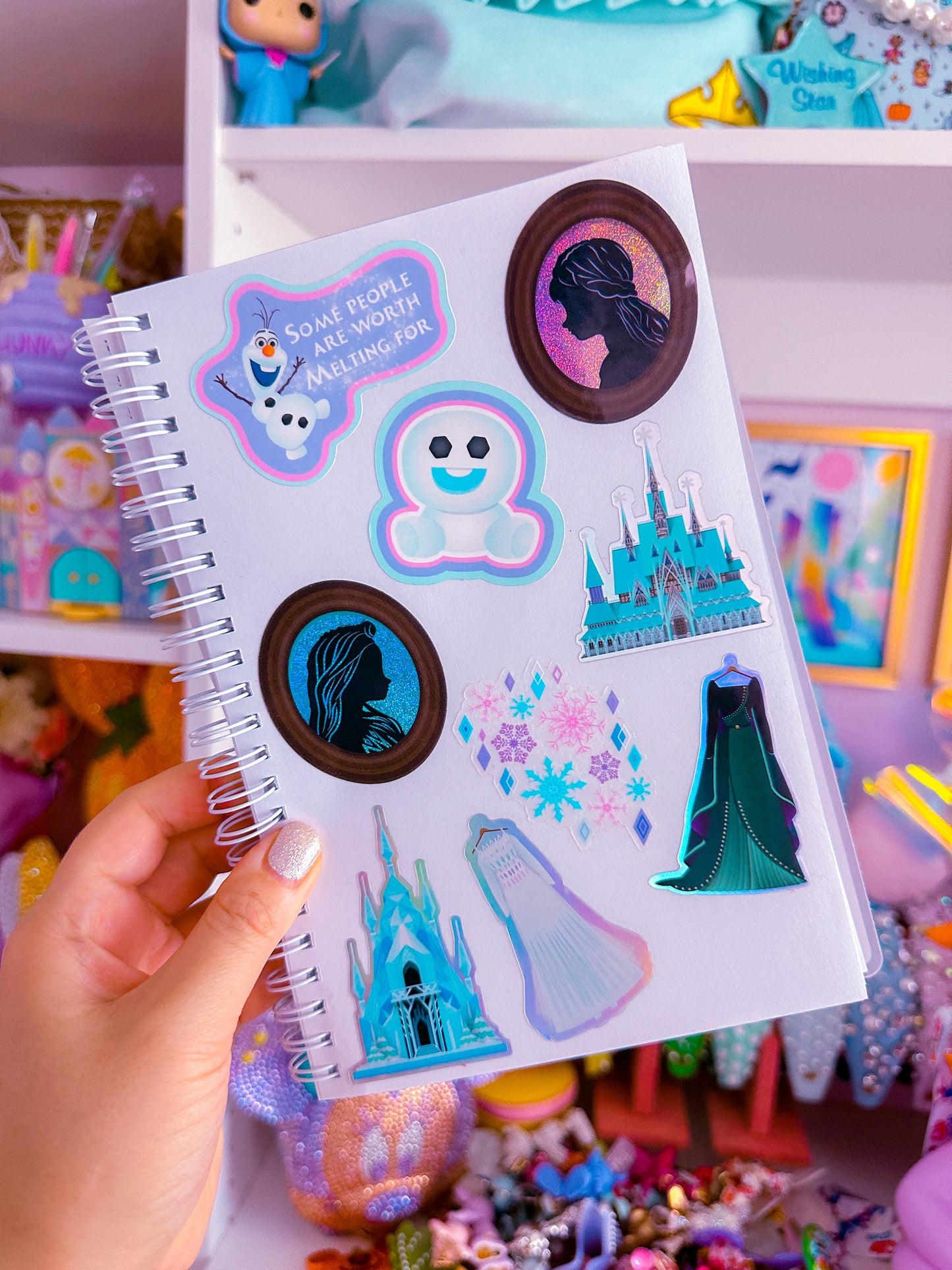 Waterproof Sticker - Castle Window (Frozen)