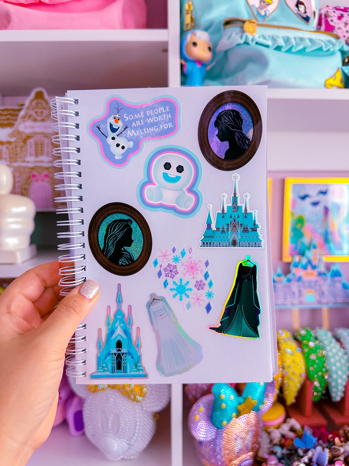 Waterproof Sticker - Castle Window (Frozen)