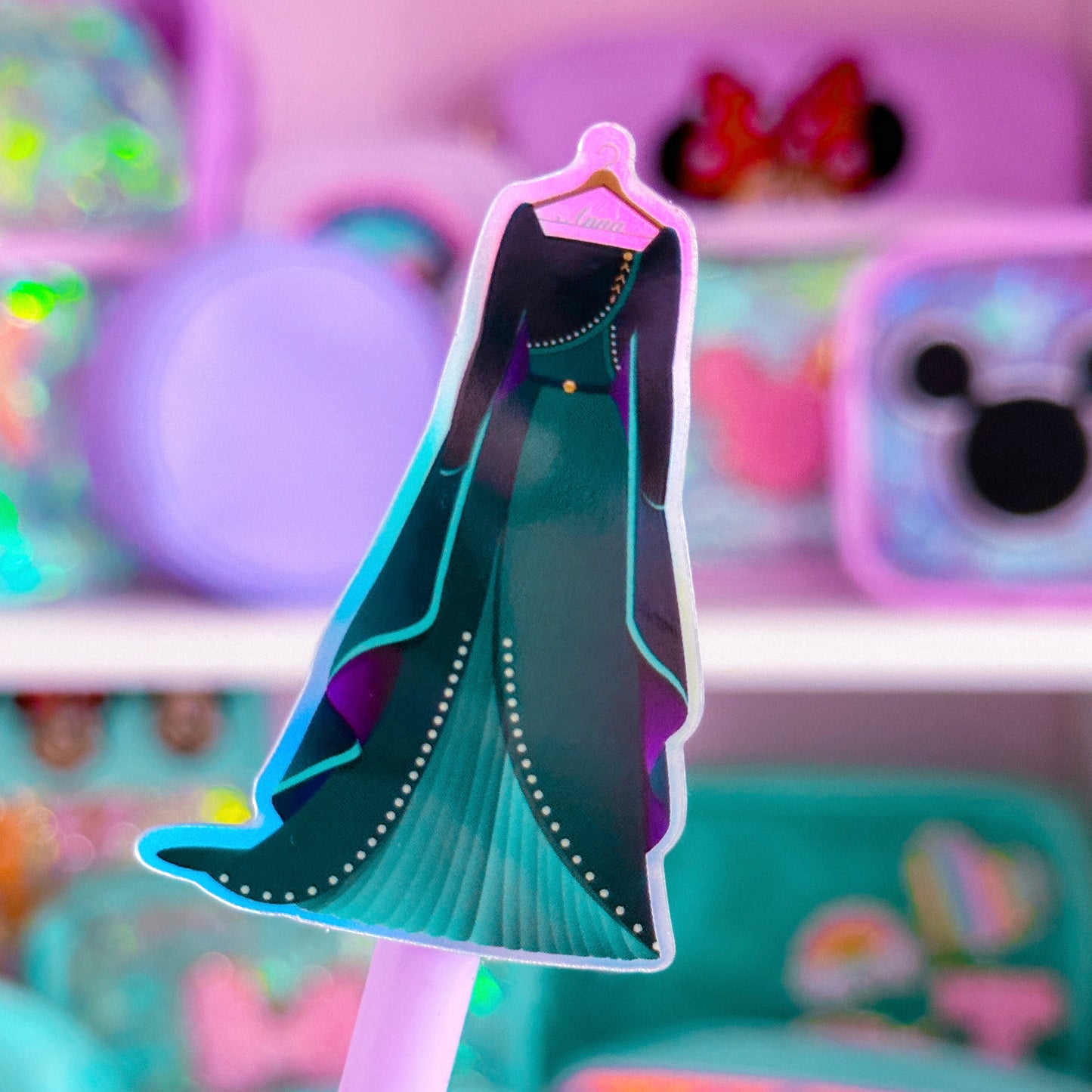 Waterproof Sticker - (Frozen) Princess Dress