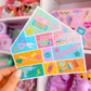 XL CRAFTY HOUSE *GLITTER STICKER INSERT ONLY* - Rainbow