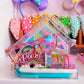 XL CRAFTY HOUSE *GLITTER STICKER INSERT ONLY* - Rainbow