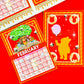 5x7 Full Page Sticker -  2025 (February) Calendar & Storybook Cover (Pooh)