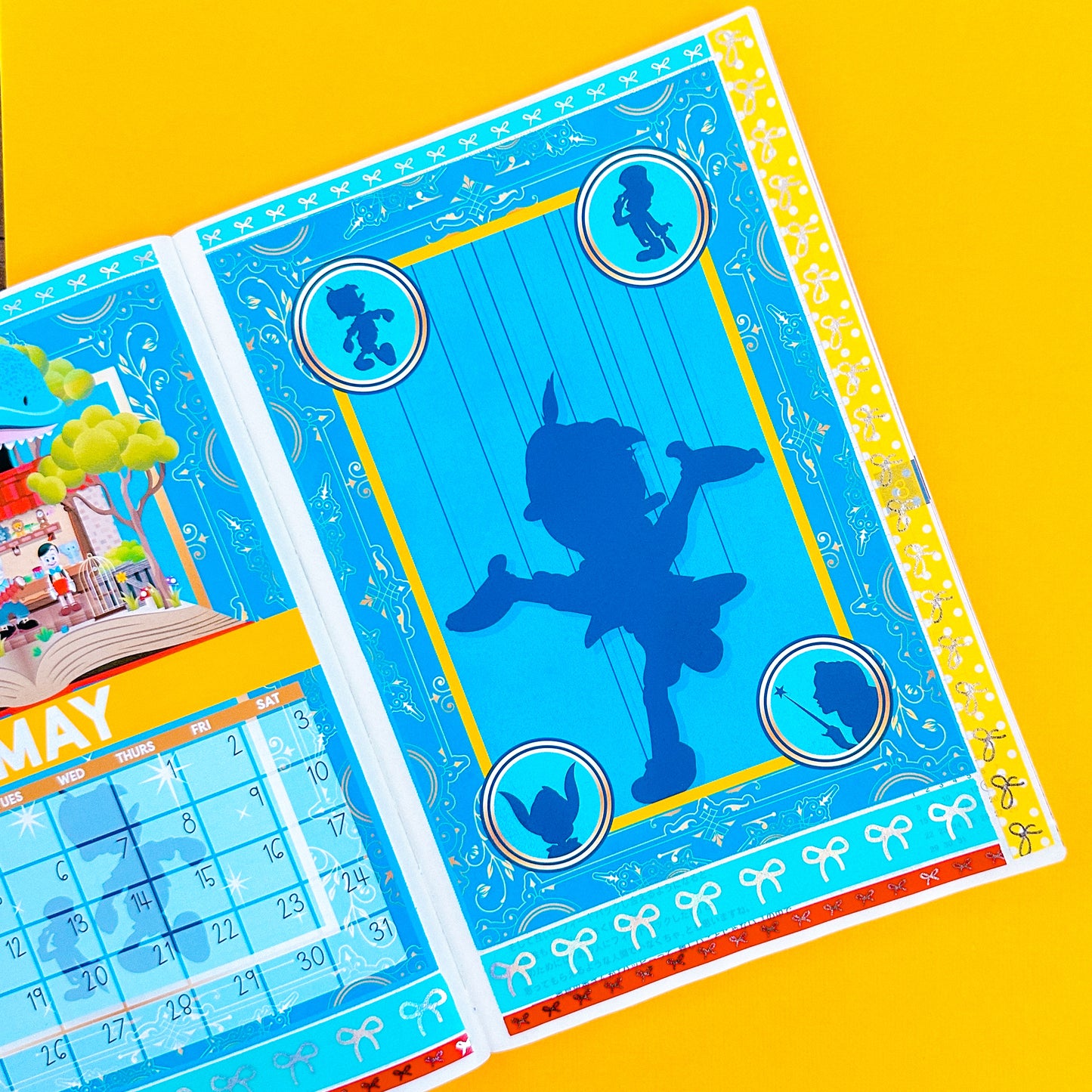 5x7 Full Page Sticker -  2025 (May) Calendar & Storybook Cover (Pinocchio)