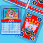 5x7 Full Page Sticker -  2025 (July) Calendar & Storybook Cover (Dumbo)