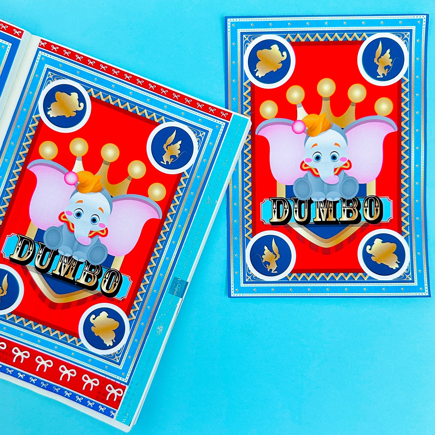5x7 Full Page Sticker -  2025 (July) Calendar & Storybook Cover (Dumbo)