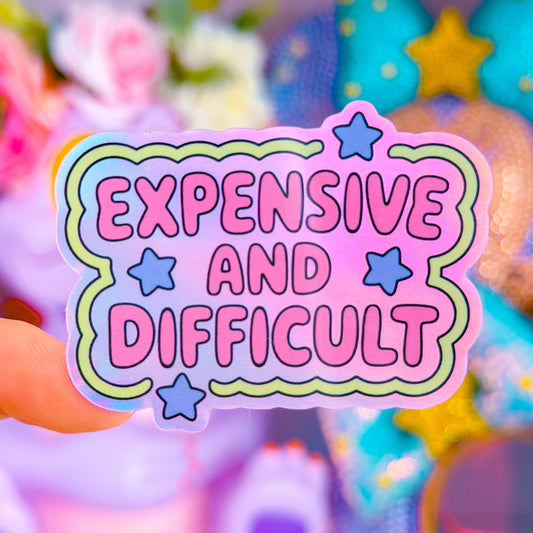 Waterproof Sticker - Expensive & Difficult