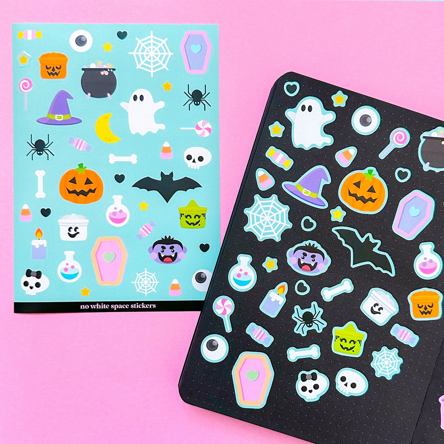 Journaling PAPER Stickers - Pastel Halloween