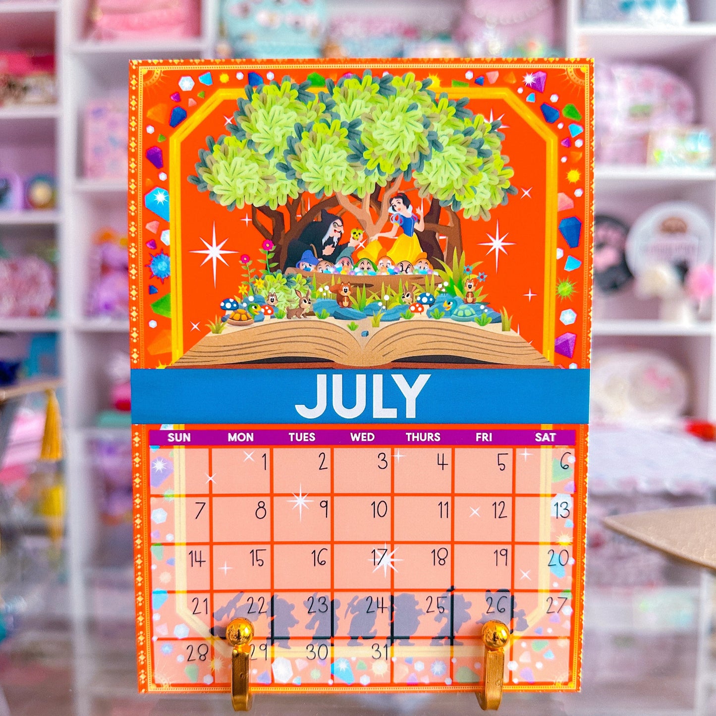 5x7 Premium Luxe Calendar Card - 2024 Storybook Collection