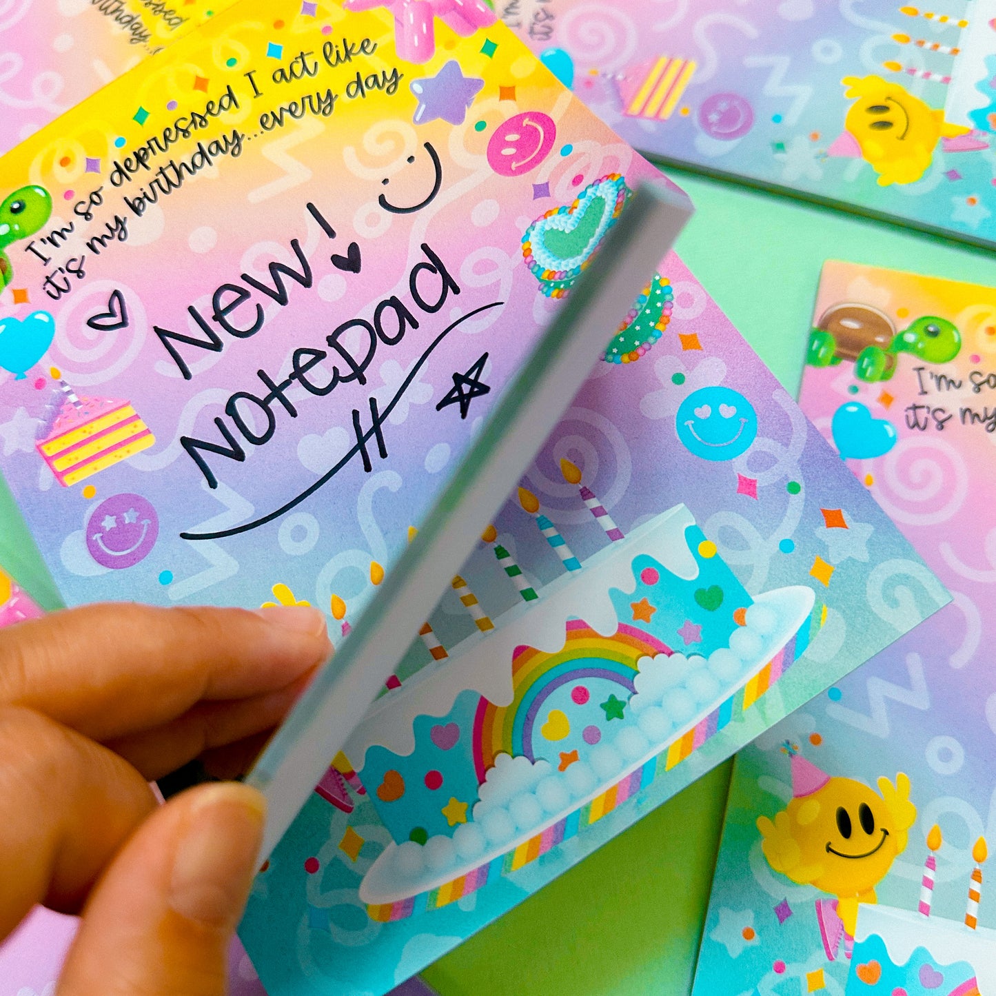 5x7 Notepad - I'm So Depressed I Act Like It's My Birthday