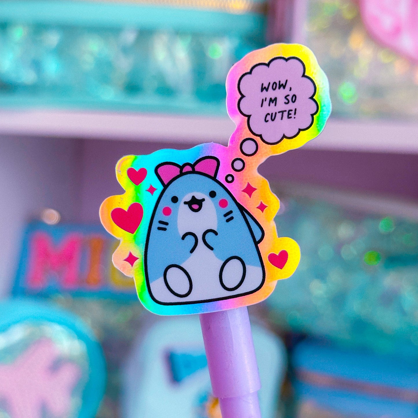 Waterproof Sticker - CUTE Shark