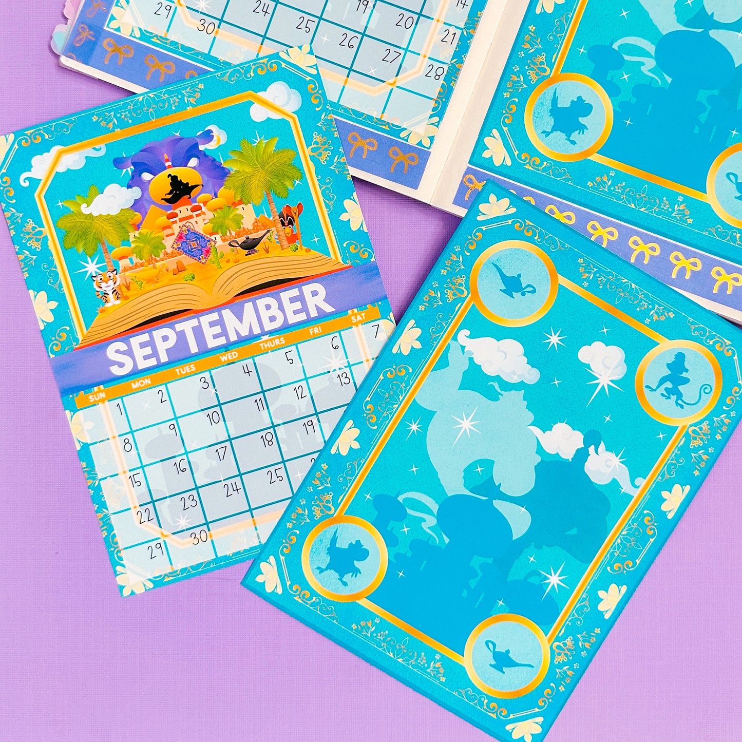 5x7 Full Page Sticker -  2024 (September) Calendar & Storybook Cover - Jasmine