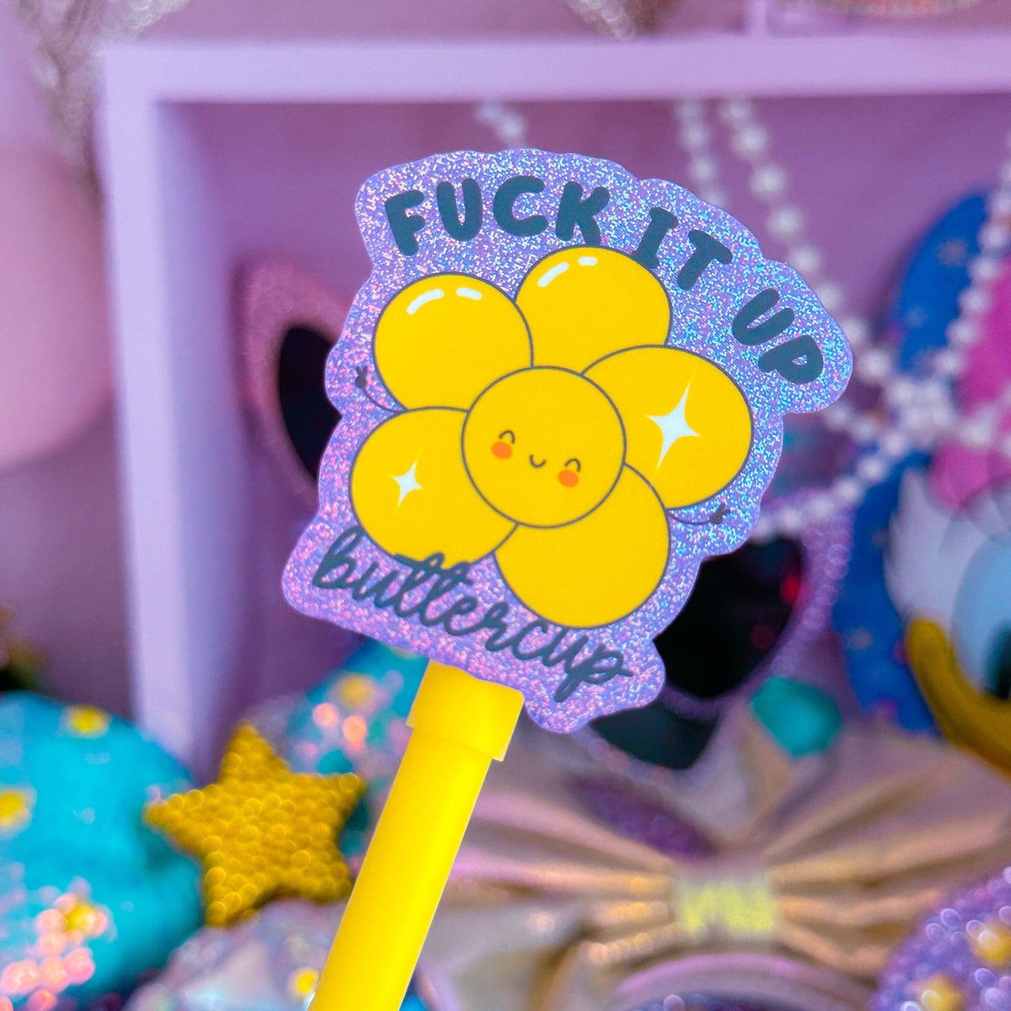 Waterproof Sticker - F*ck It Up, Buttercup