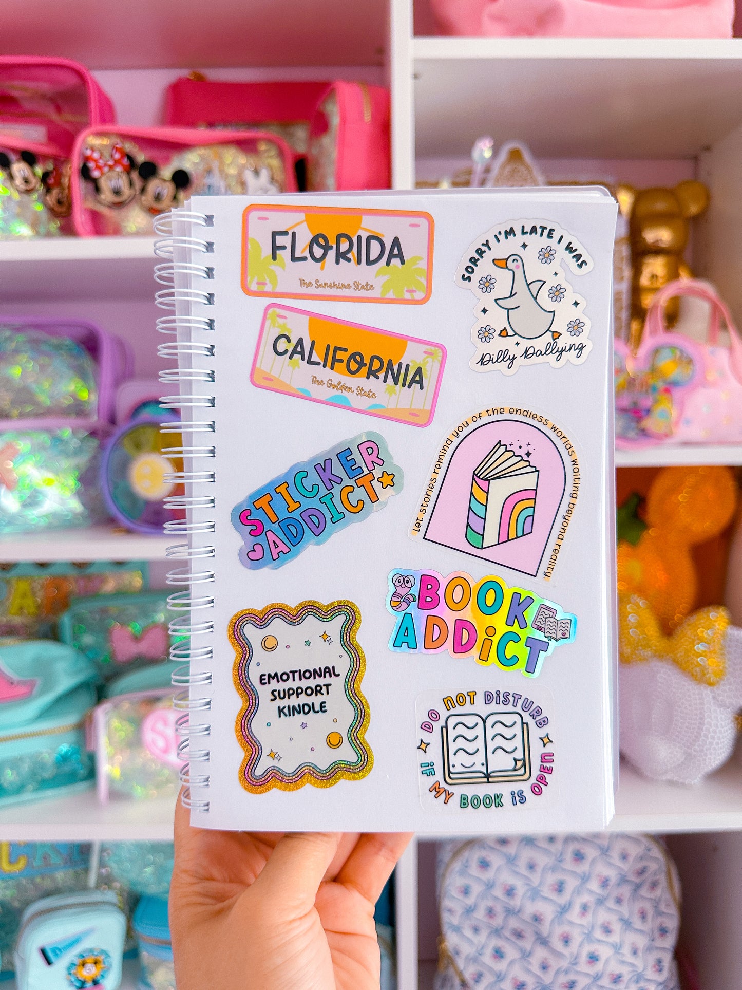 Waterproof Sticker - Book Addict