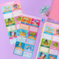 *****UPDATED 2025**** Calendar Storybook Collection - WEEKS Full Page Sticker