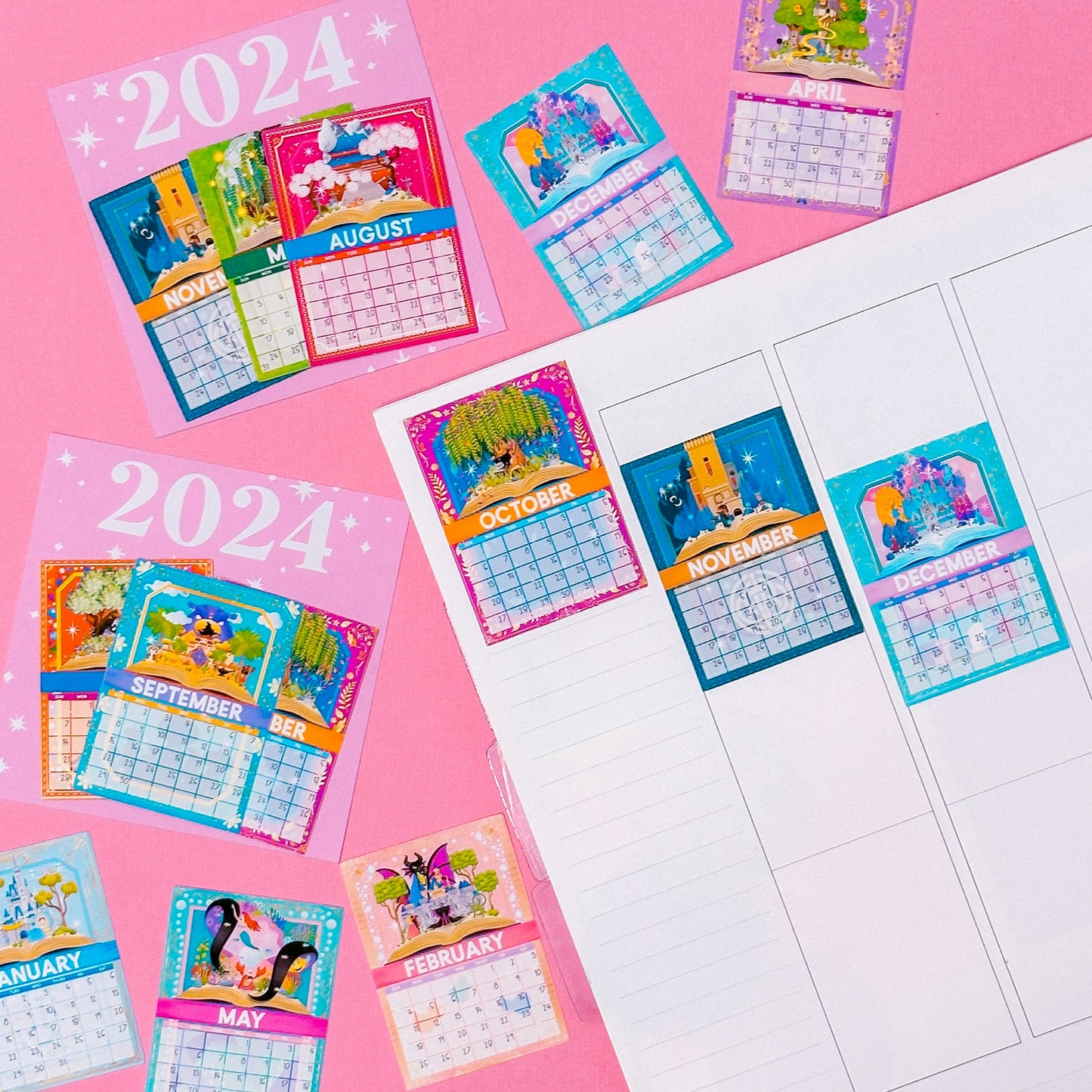 ****UPDATED 2025****Mini (Itty Bitty) Full Box Sticker Bundle -  2025 Calendar Storybook Collection