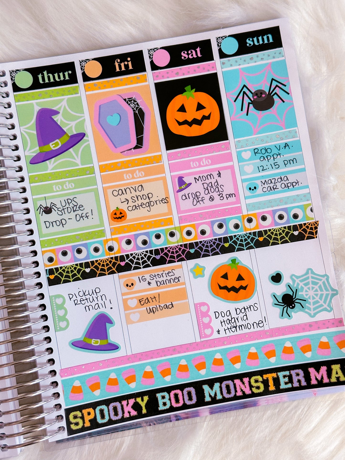 *OOPS* 2 PAGE Weekly Kit - Pastel Halloween