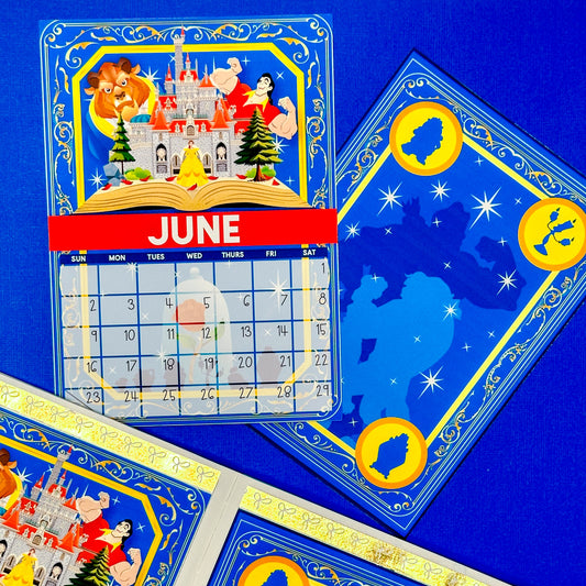 5x7 Full Page Sticker -  2024 (June) Calendar & Storybook Cover - Belle