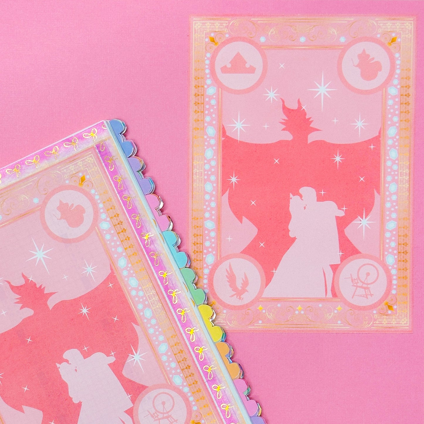 *****UPDATED 2025**** 5x7 Full Page Sticker -  2025 (February) Calendar & Storybook Cover - Aurora
