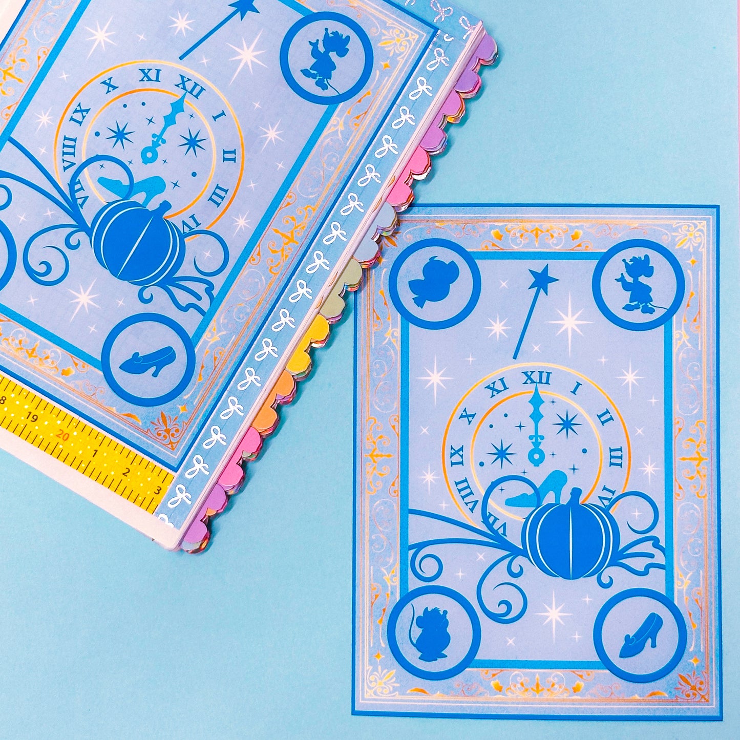 *****UPDATED 2025**** 5x7 Full Page Sticker -  2025 (January) Calendar & Storybook Cover - Cinderella